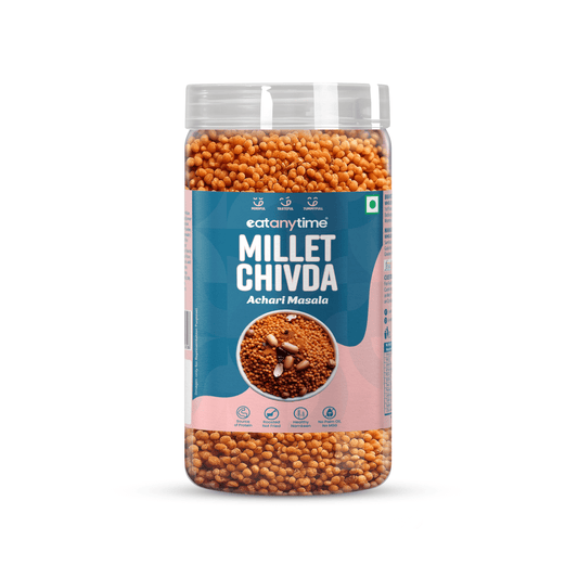 Achari Millet Chivda - Roasted | Protein-Packed | | No Palm Oil | 300g