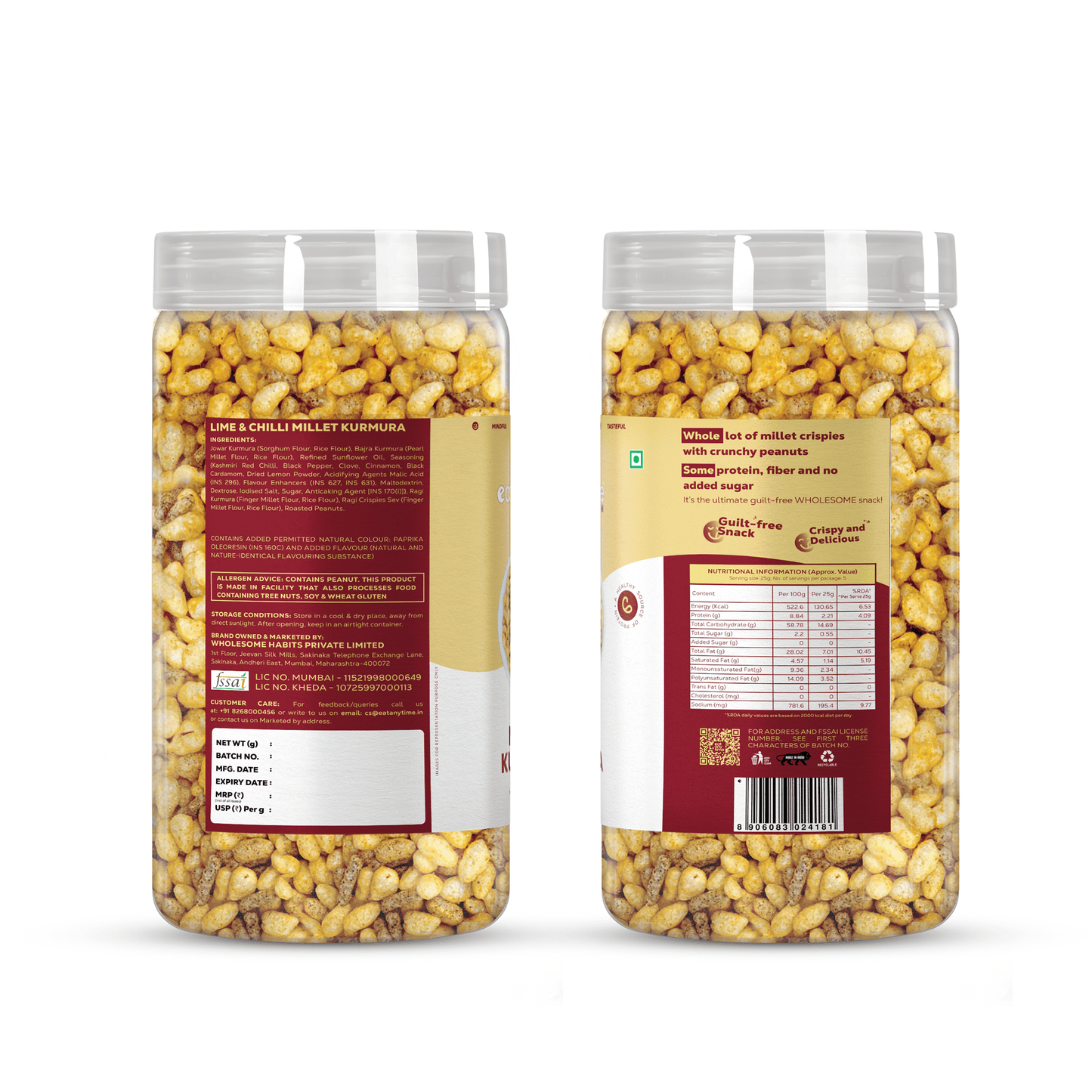 Lime N Chilli Millet Kurmura