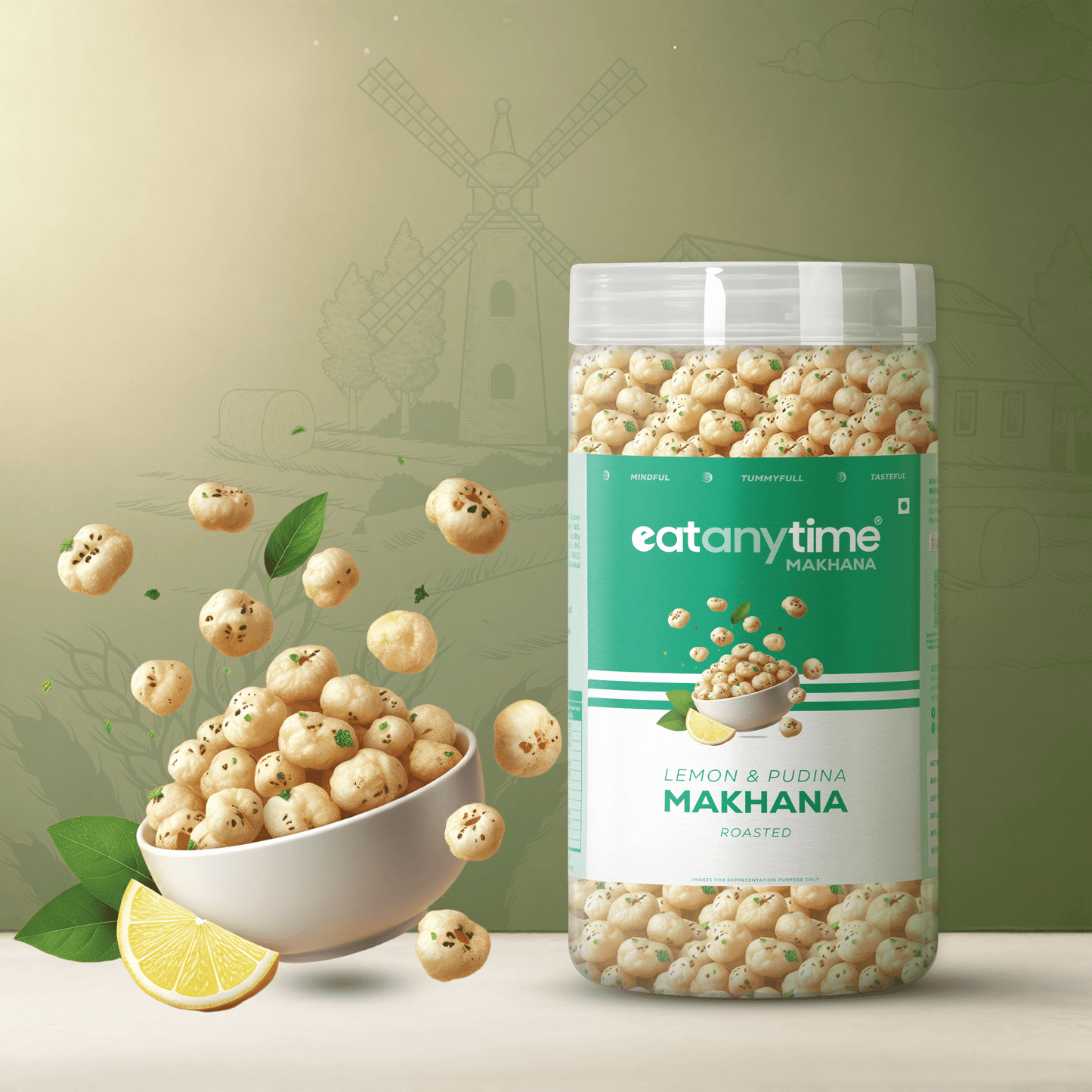 Lemon Pudina Makhana