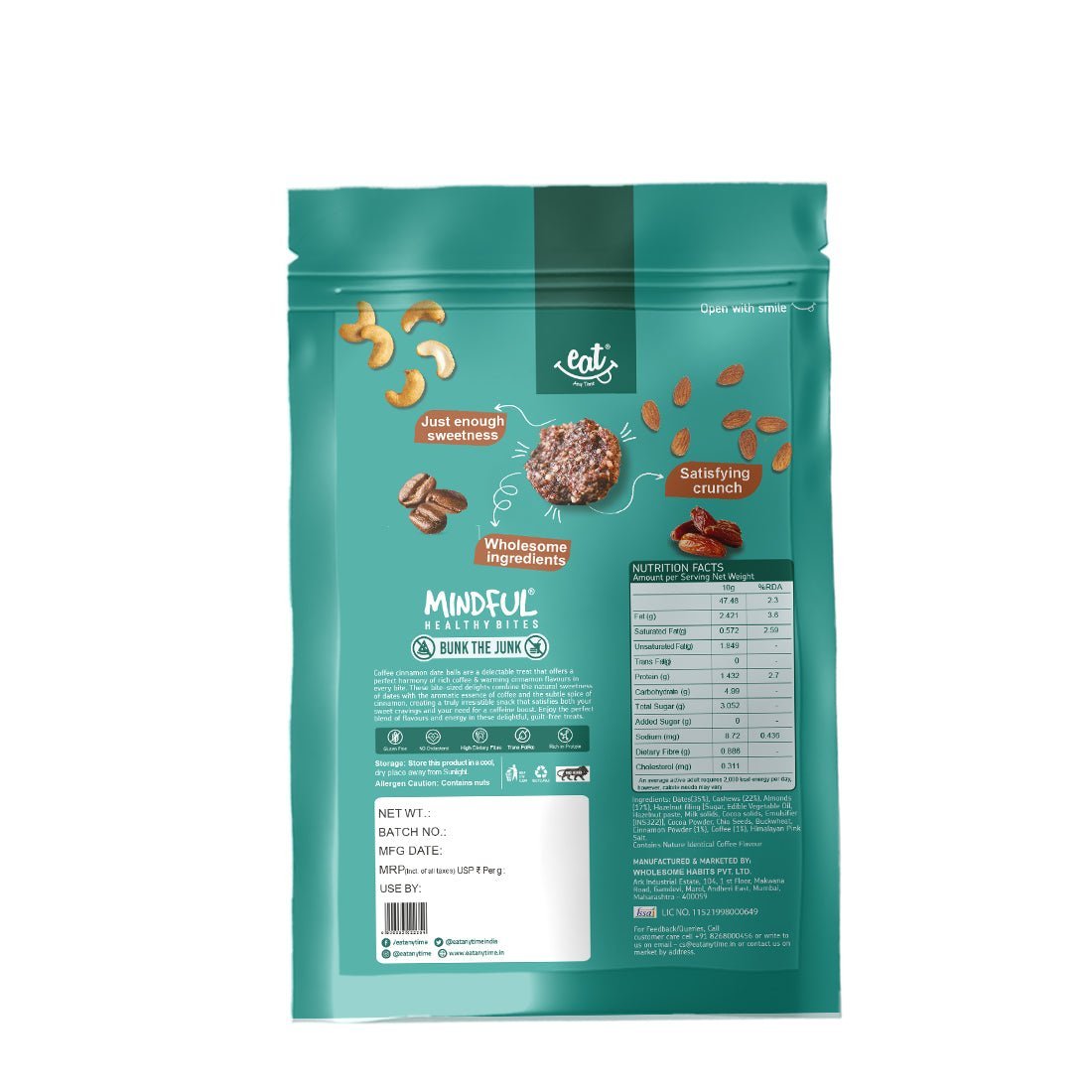 Coffee Cinnamon Date Laddoos - Pack of 1