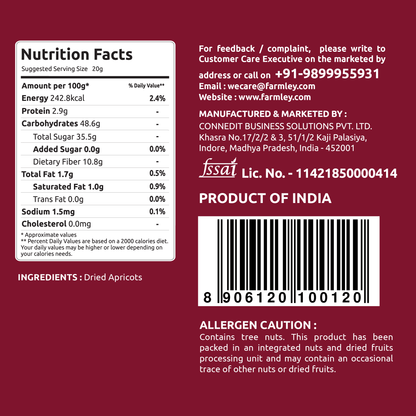 Dried Turkish Apricots (200g)