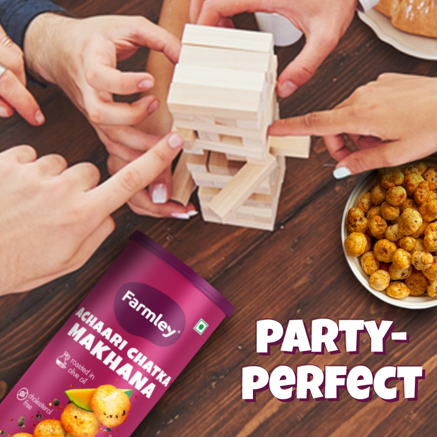 Roasted & Flavoured Makhana - Pack of 8 (77g each)