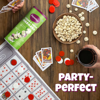 Roasted & Flavoured Makhana - Pack of 8 (77g each)