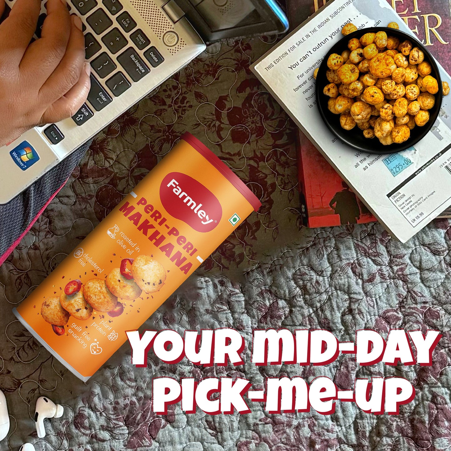 Roasted & Flavoured Makhana - Pack of 4 (77g each)