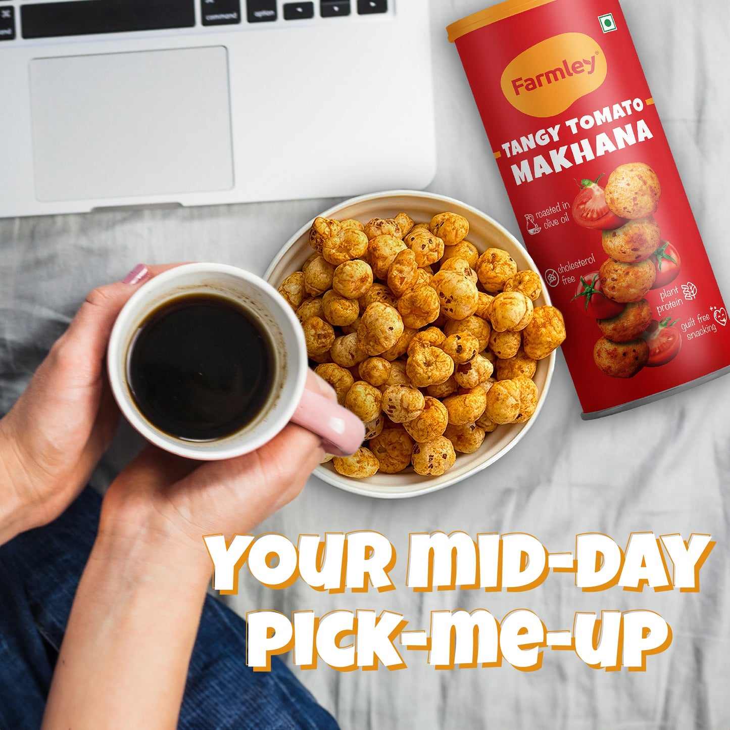 Roasted & Flavoured Makhana - Pack of 8 (77g each)