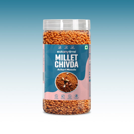 Achari Millet Chivda - Roasted | Protein-Packed | | No Palm Oil |  300g