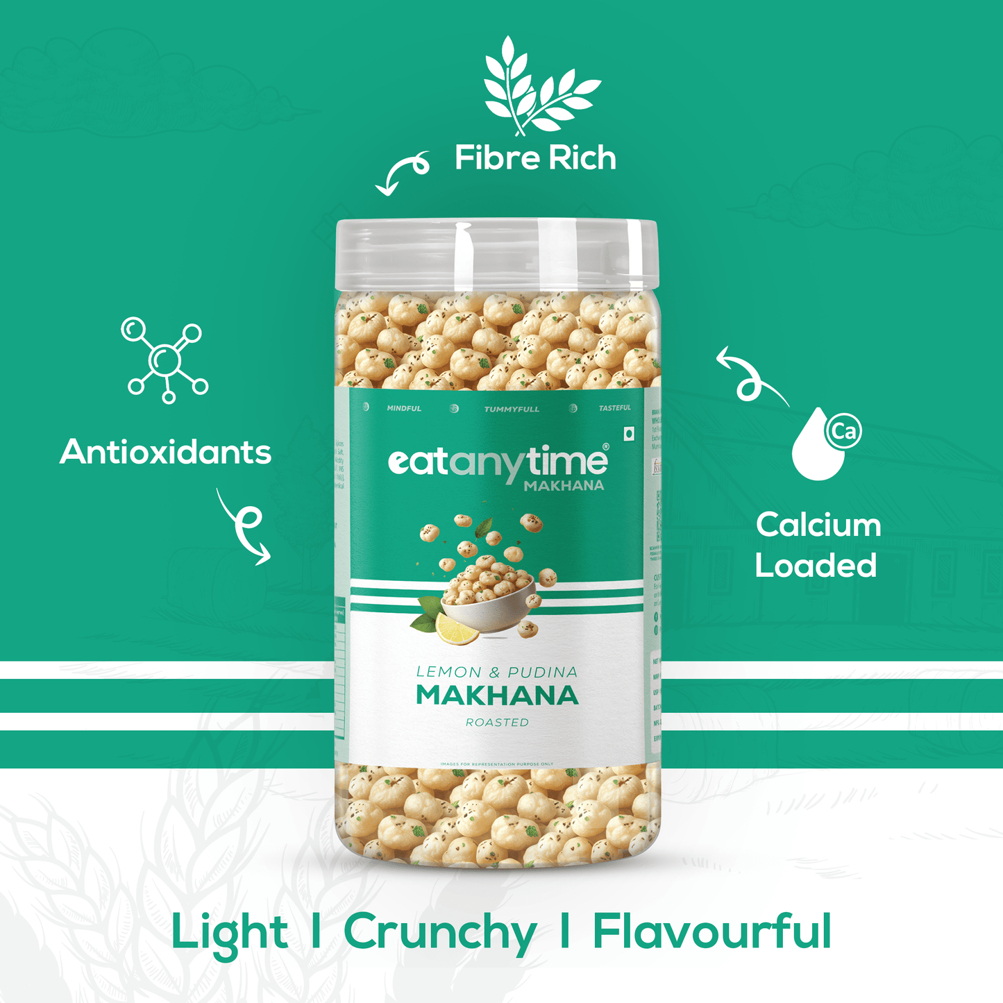 Lemon Pudina Makhana