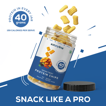 Indian Twist Protein Chips | 40 grams protein