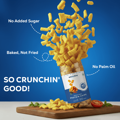 Indian Twist Protein Chips | 40 grams protein