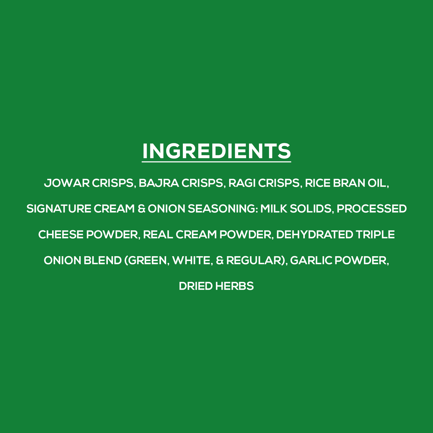 Cream & Onion Millet Kurmura