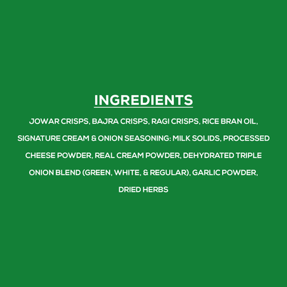 Cream & Onion Millet Kurmura