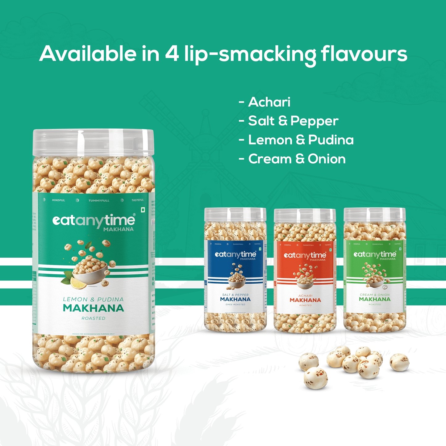 Lemon Pudina Makhana