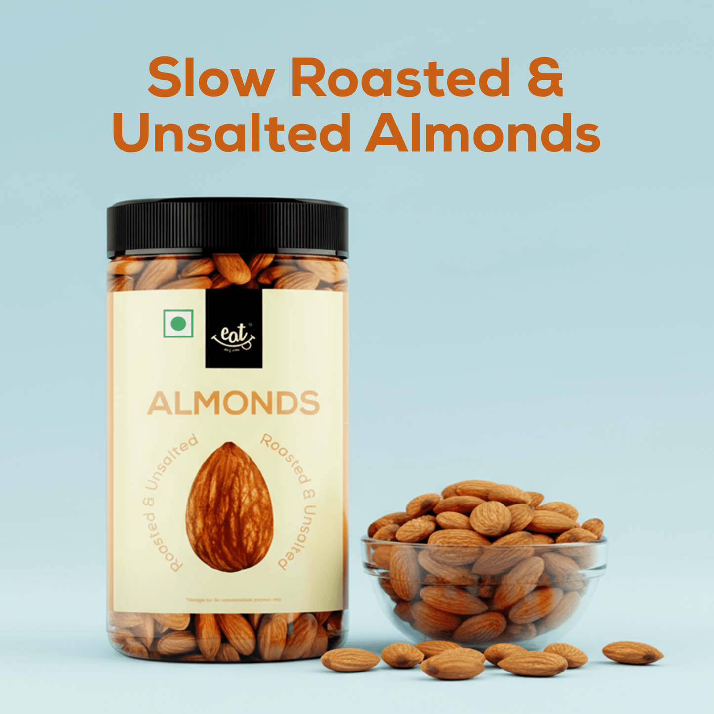 Premium Almonds | Roasted & Unsalted