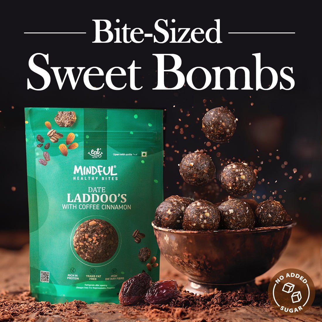 Coffee Cinnamon Date Laddoos - Pack of 1