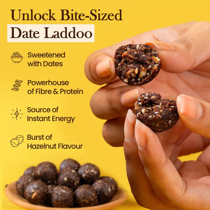 Hazelnut Date Laddoos