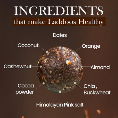 Coconut Orange Date Laddoos