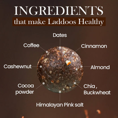 Coffee Cinnamon Date Laddoos - 100g
