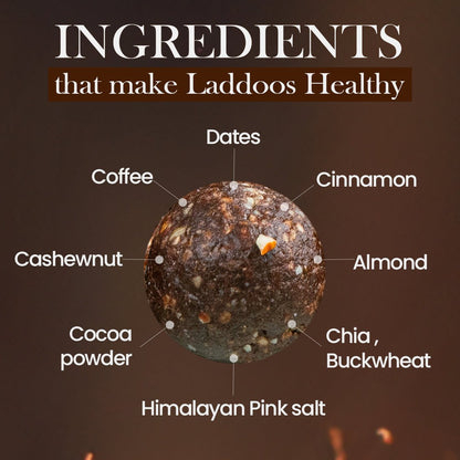 Coffee Cinnamon Date Laddoos - 100g