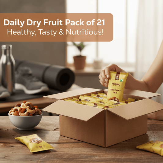 Daily Dry Fruit Mix -Pack of 21 (30g each)