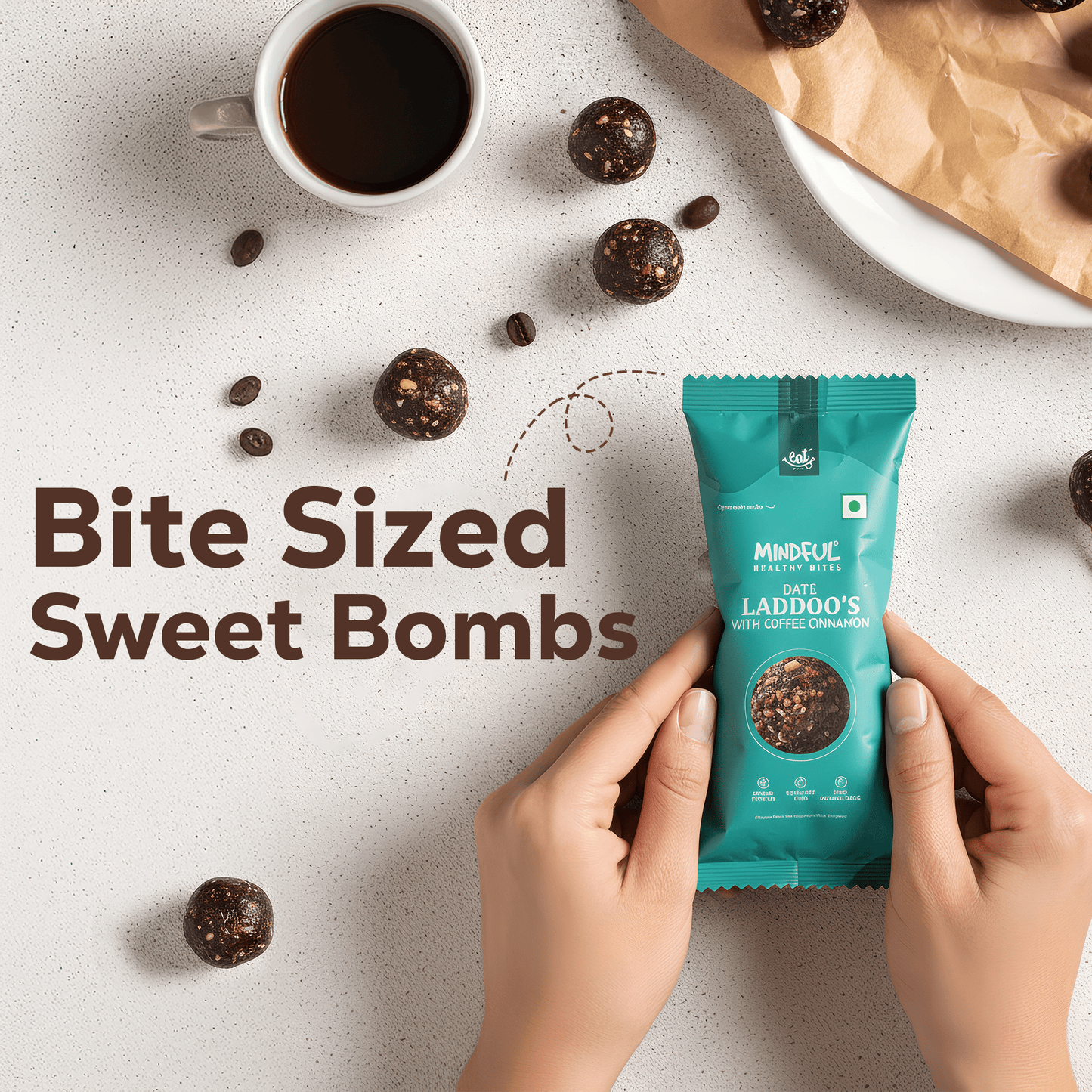 Coffee Cinnamon Date Laddoo Chotu Pack of 10