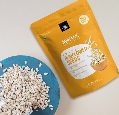 Raw Sunflower Seeds for Eating, Weight Management Food - 250g