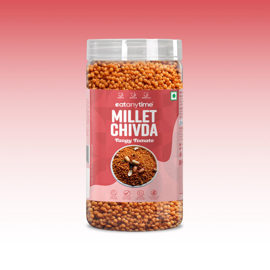 Tangy Tomato Millet Chivda - Roasted | Protein-Packed | No Palm Oil | 300g
