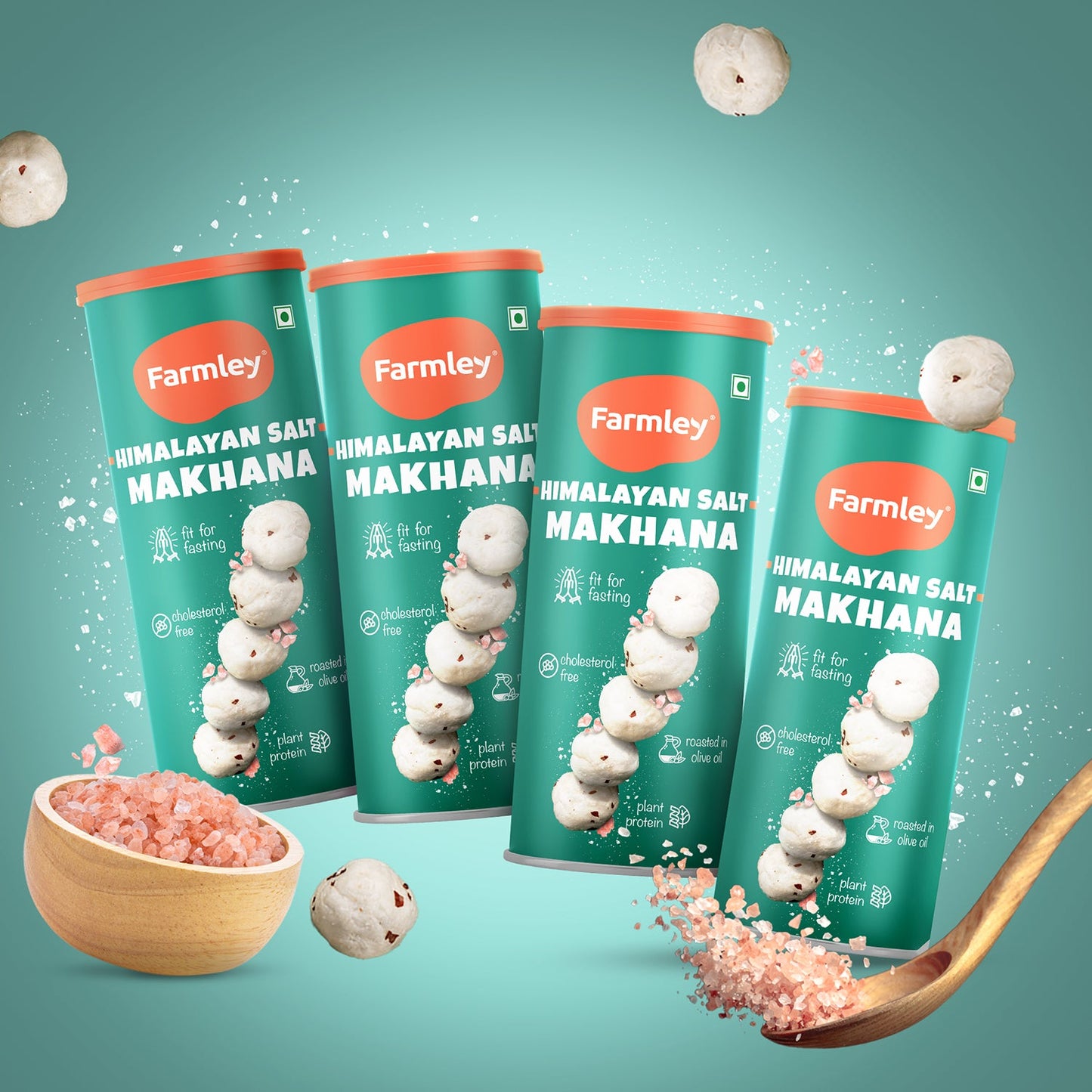 Roasted & Flavoured Makhana - Pack of 4 (77g each)