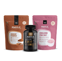 Pure Honey (250g) + Himalayan Pink Salt (200g) + Jaggery (200g)