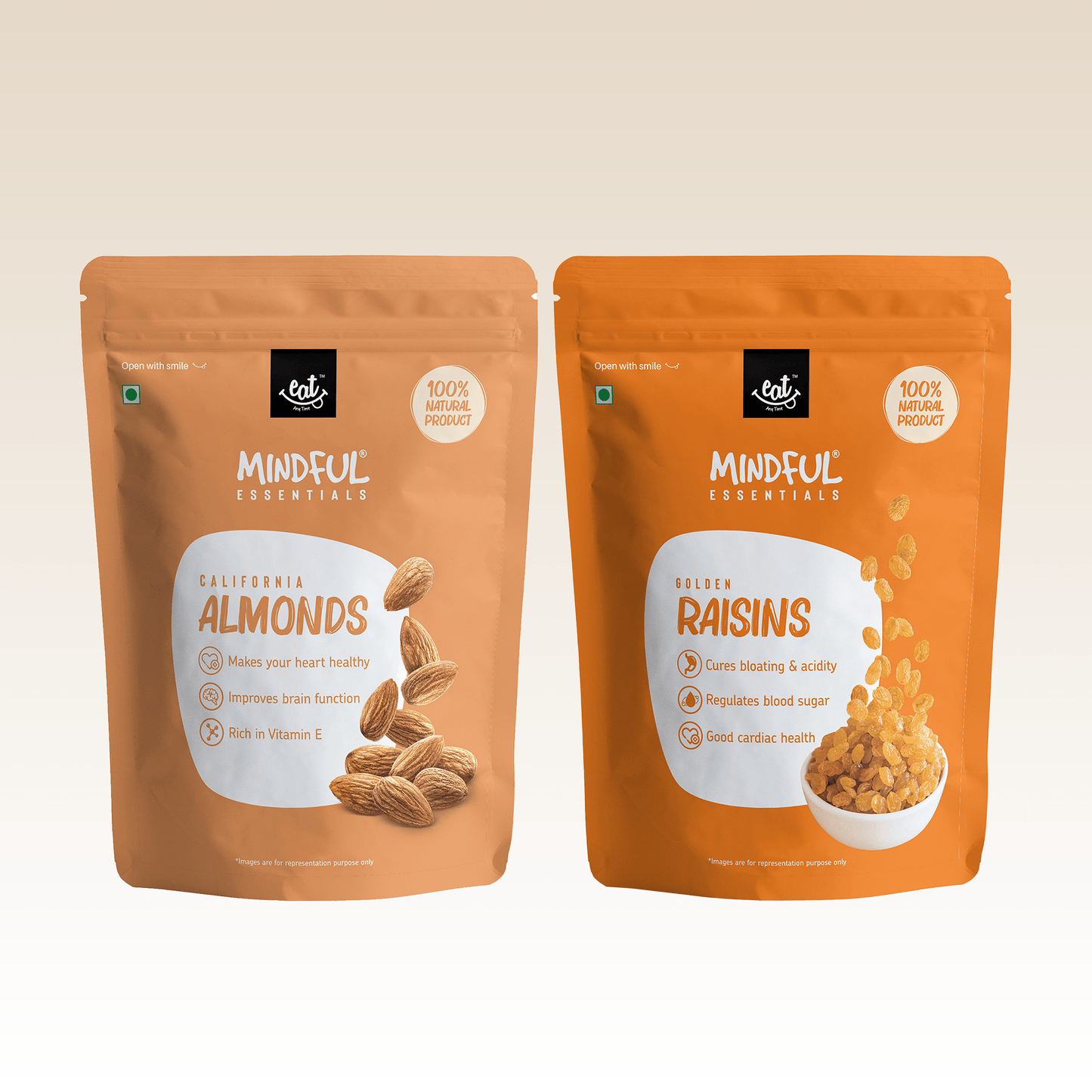 Almond 100g + Raisin 100g